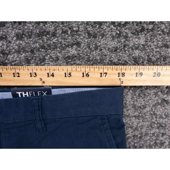 Tommy Hilfiger Shorts Mens 35 Actual 36 Blue TH Flex Stretch Chino Preppy NWT - Picture 8 of 16